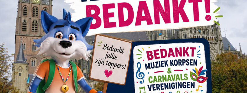 Toppers bedankt